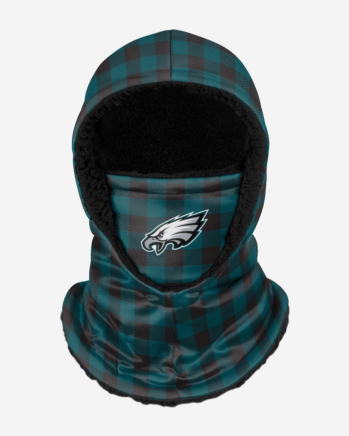 Philadelphia Eagles Plaid Hooded Gaiter FOCO - FOCO.com