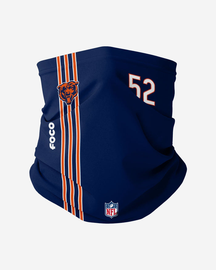 Khalil Mack Chicago Bears On-Field Sideline Gaiter Scarf FOCO - FOCO.com