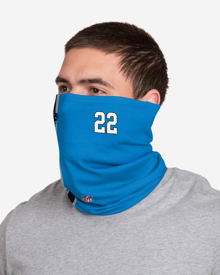 Christian McCaffrey Carolina Panthers On-Field Sideline Gaiter Scarf FOCO - FOCO.com