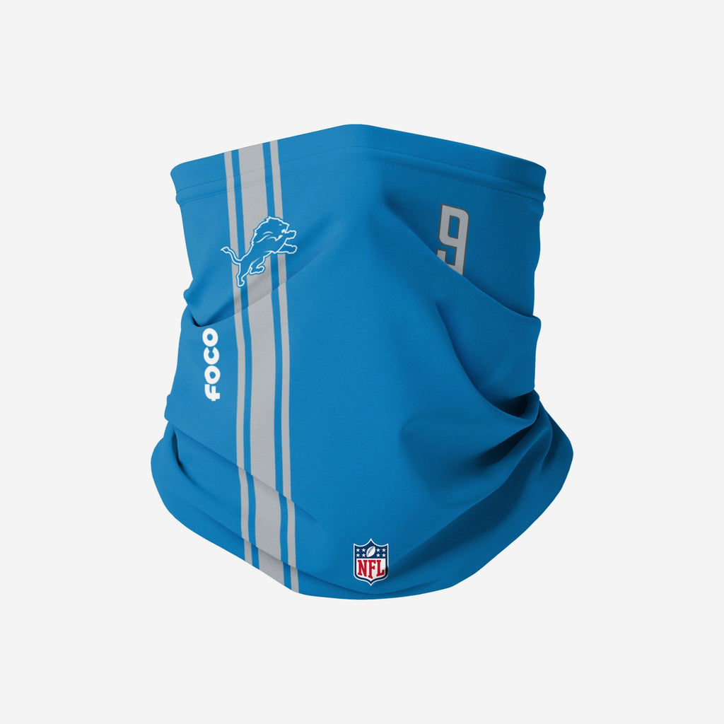 Matthew Stafford Detroit Lions On-Field Sideline Gaiter Scarf FOCO - FOCO.com