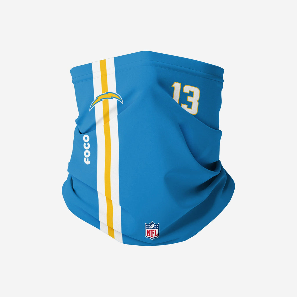 Keenan Allen Los Angeles Chargers On-Field Sideline Gaiter Scarf FOCO - FOCO.com