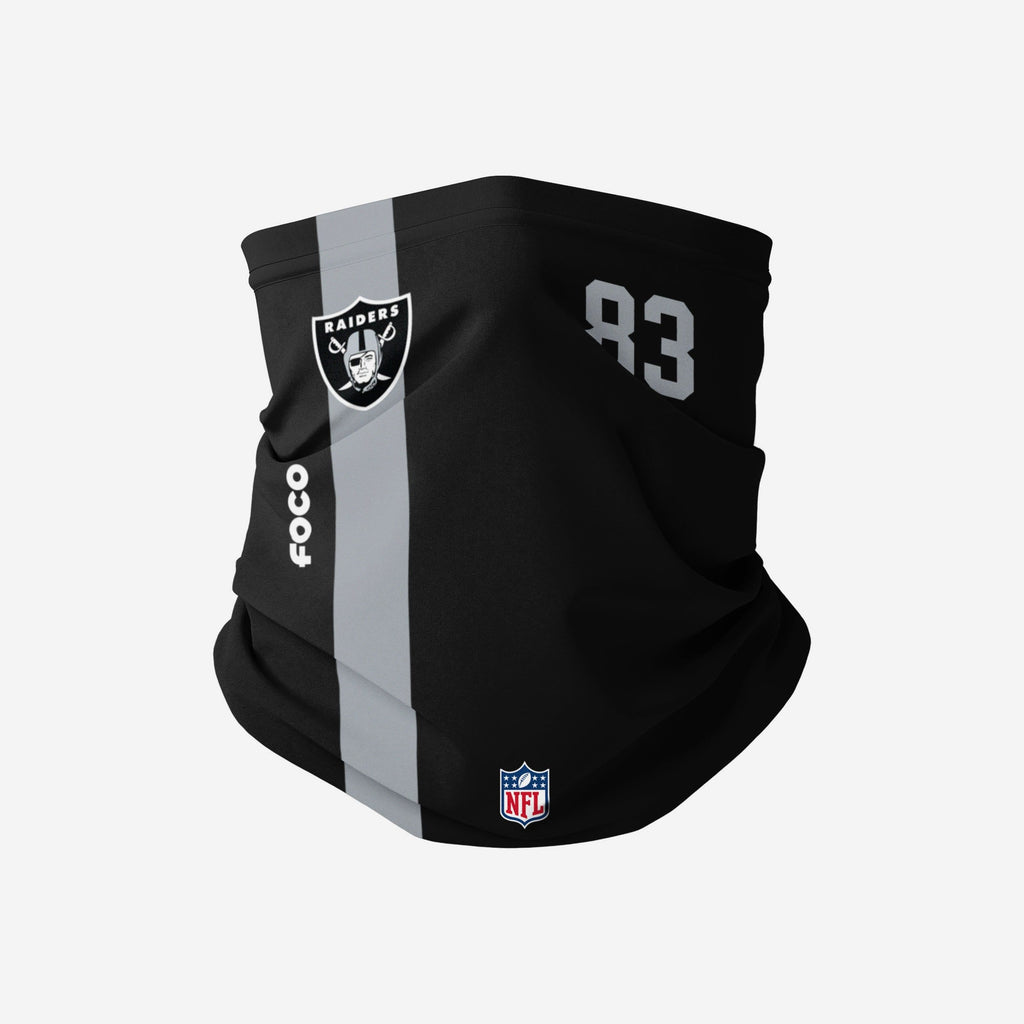 Darren Waller Las Vegas Raiders On-Field Sideline Gaiter Scarf FOCO - FOCO.com