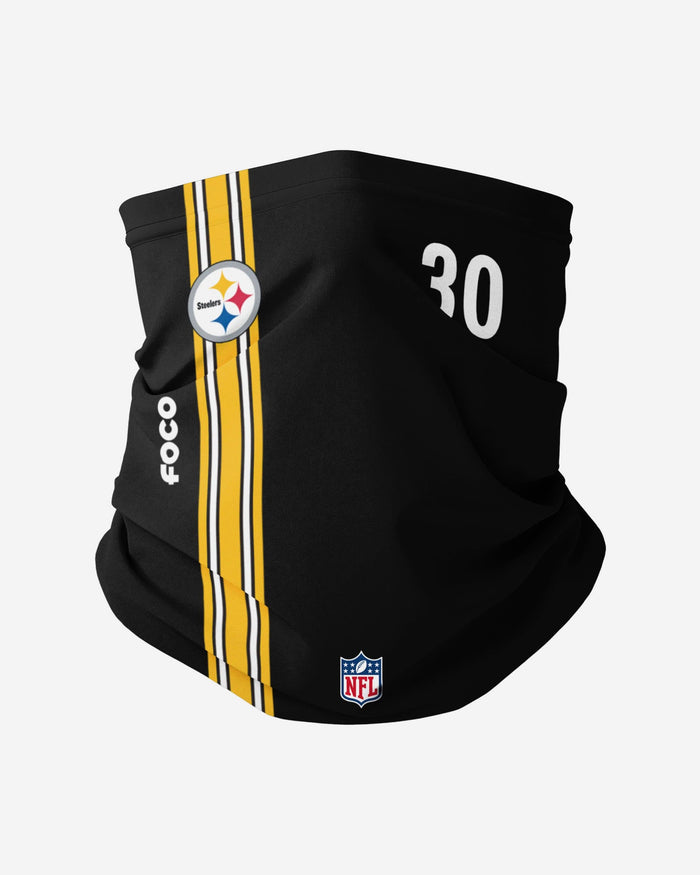 James Conner Pittsburgh Steelers On-Field Sideline Gaiter Scarf FOCO - FOCO.com