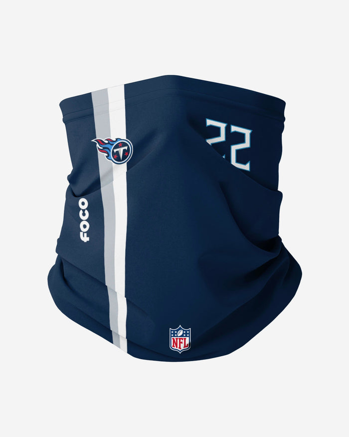 Derrick Henry Tennessee Titans On-Field Sideline Gaiter Scarf FOCO - FOCO.com