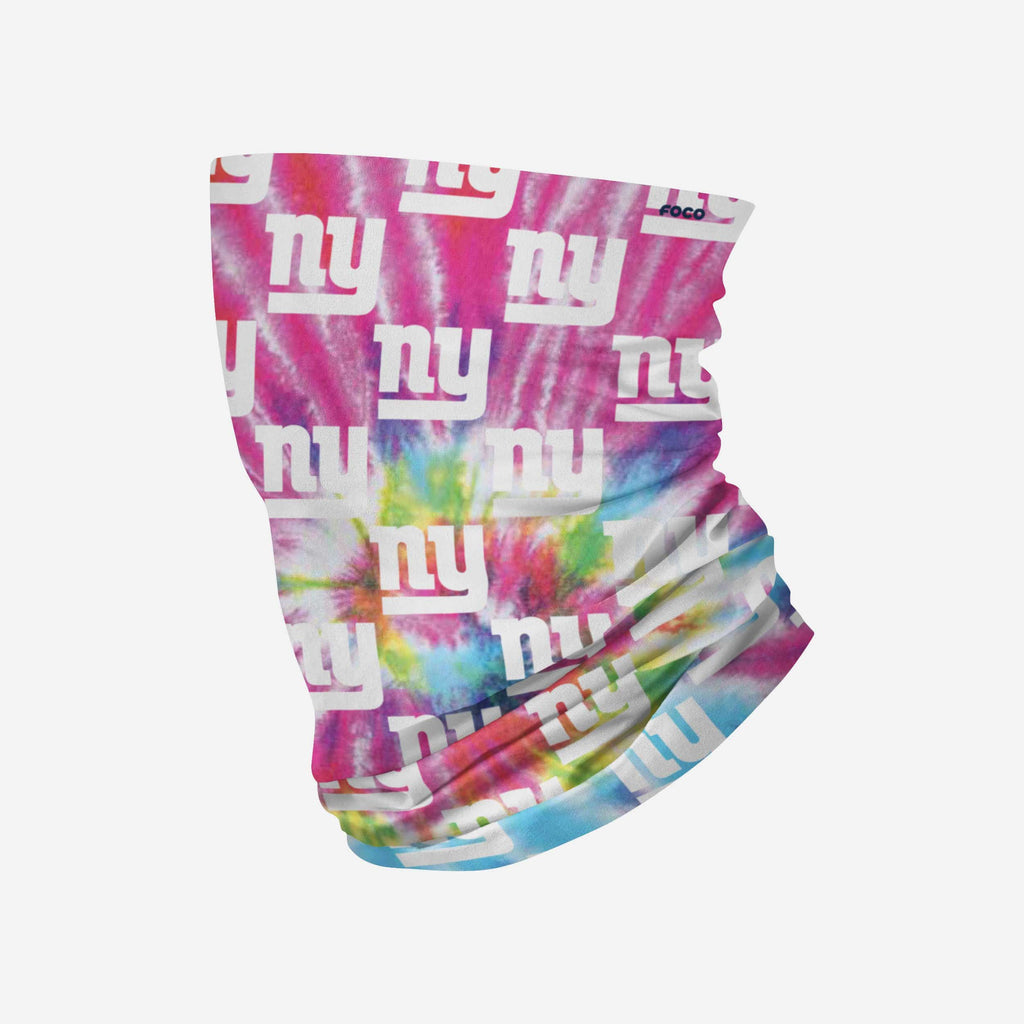 New York Giants Pastel Tie-Dye Gaiter Scarf FOCO - FOCO.com