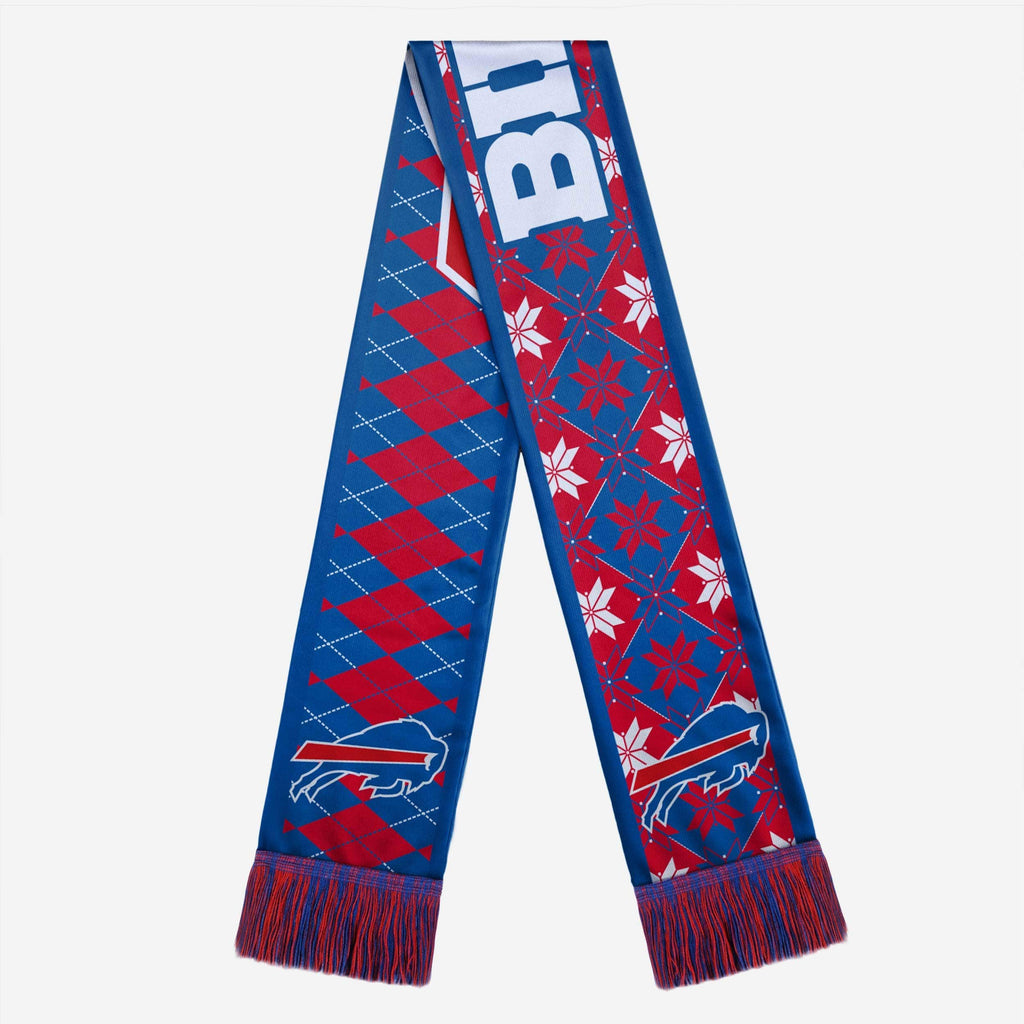 Buffalo Bills Reversible Ugly Scarf FOCO - FOCO.com