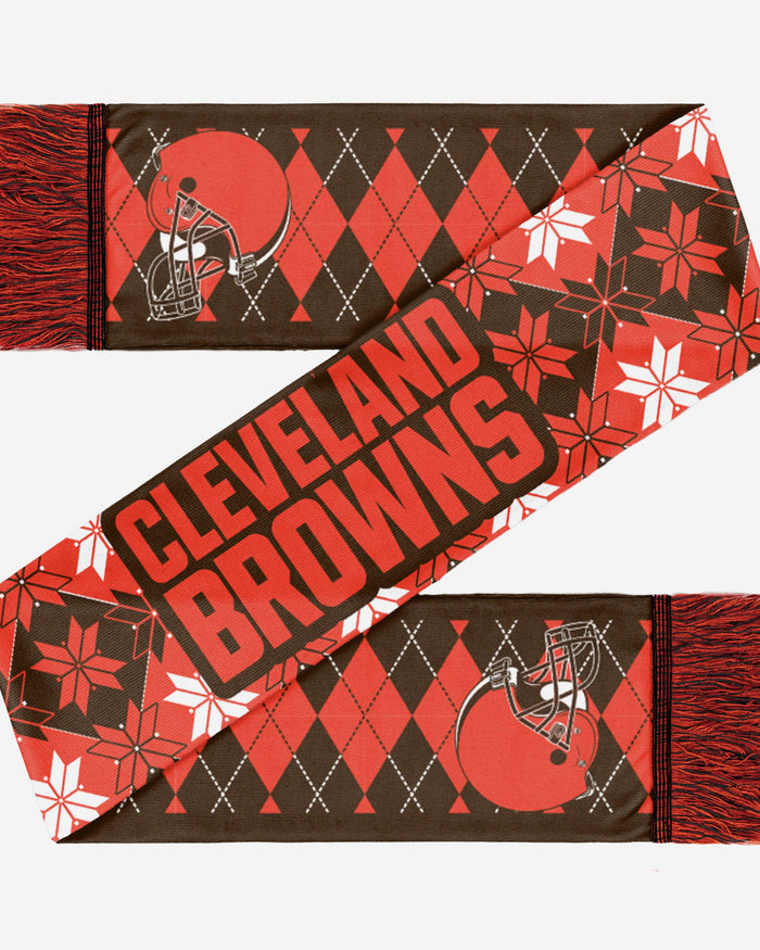 Cleveland Browns Reversible Ugly Scarf FOCO - FOCO.com