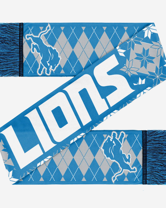 Detroit Lions Reversible Ugly Scarf FOCO - FOCO.com
