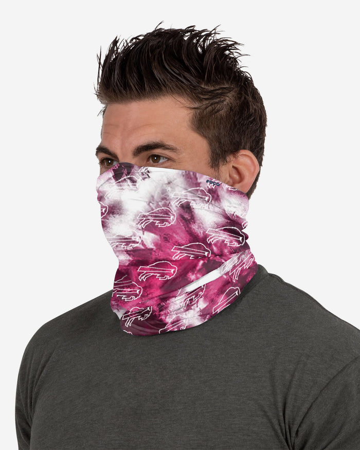 Buffalo Bills Pink Tie-Dye Gaiter Scarf FOCO - FOCO.com