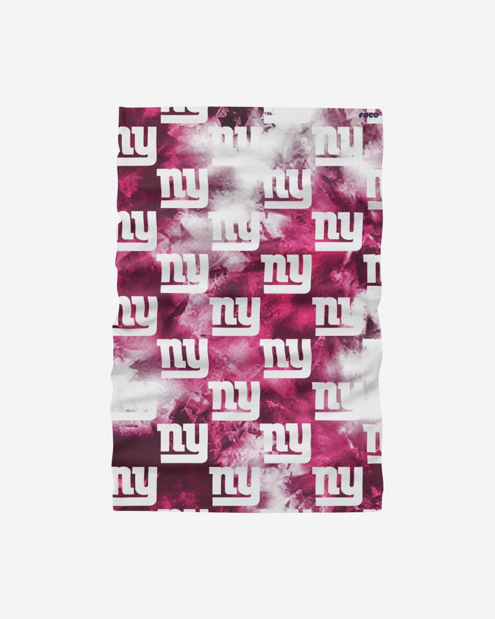 New York Giants Pink Tie-Dye Gaiter Scarf FOCO - FOCO.com