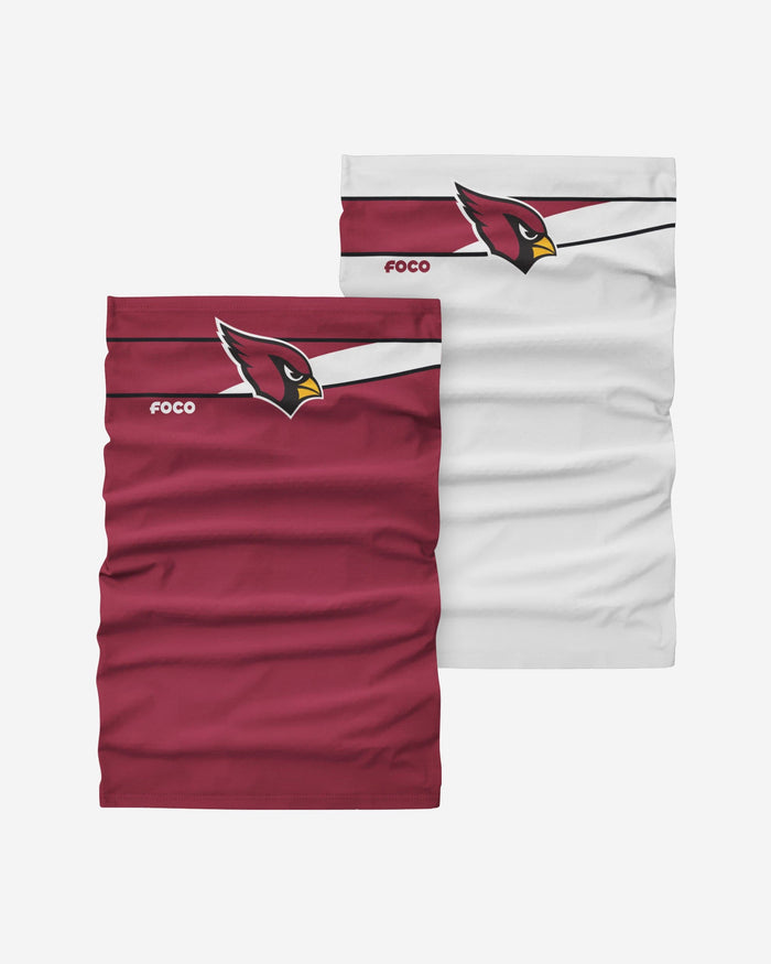 Arizona Cardinals Stitched 2 Pack Gaiter Scarf FOCO - FOCO.com