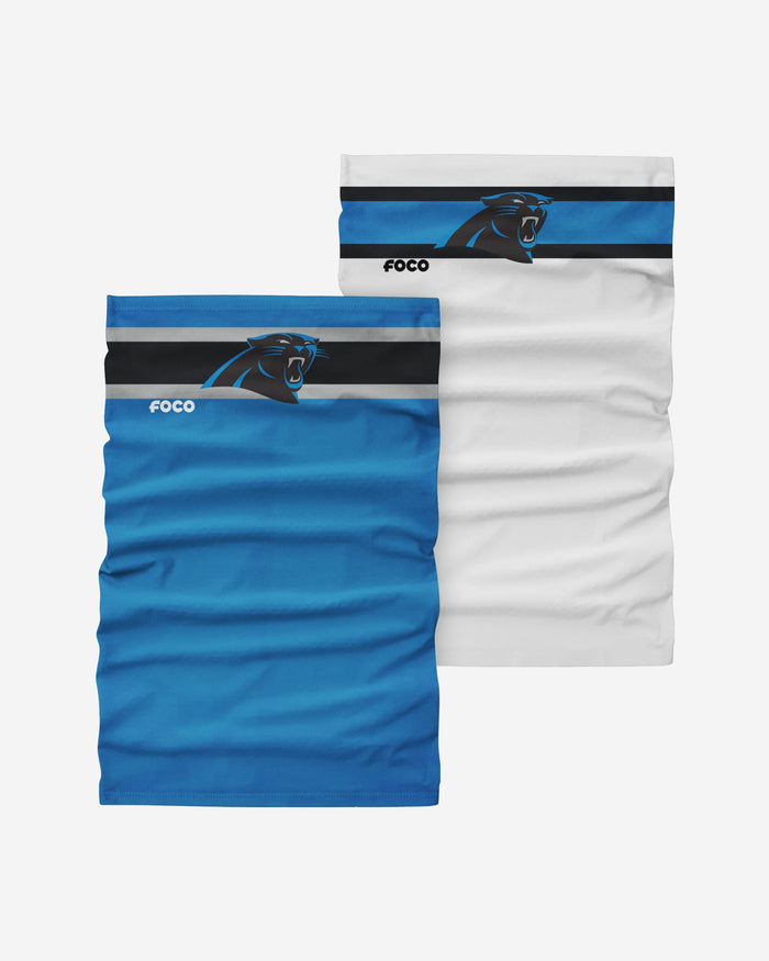 Carolina Panthers Stitched 2 Pack Gaiter Scarf FOCO - FOCO.com