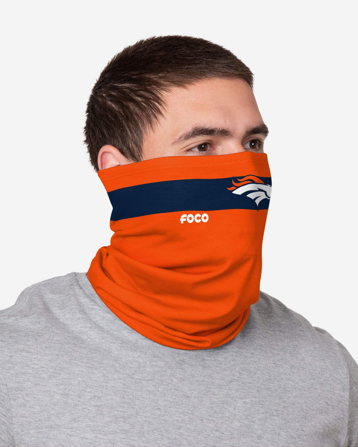 Denver Broncos Stitched 2 Pack Gaiter Scarf FOCO - FOCO.com