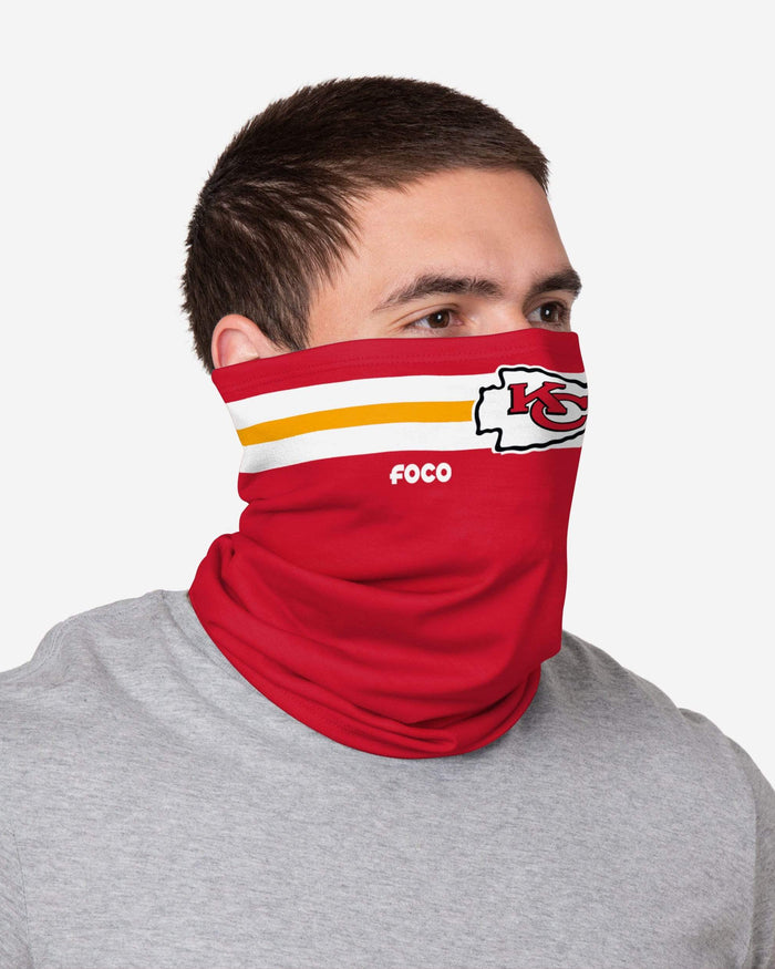 Kansas City Chiefs Stitched 2 Pack Gaiter Scarf FOCO - FOCO.com