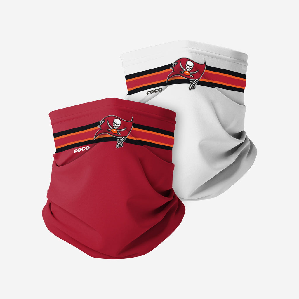 Tampa Bay Buccaneers Stitched 2 Pack Gaiter Scarf FOCO - FOCO.com