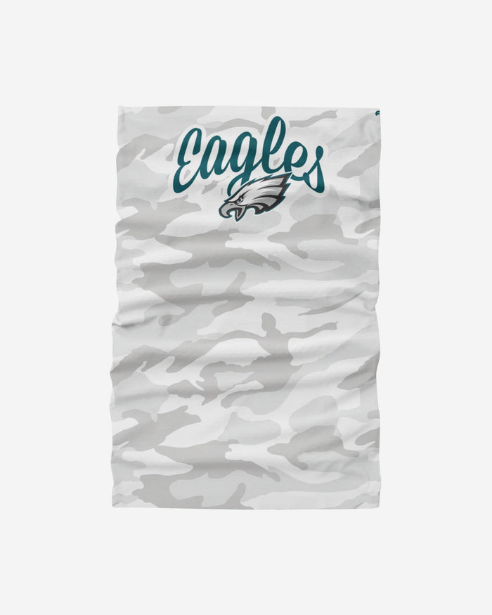 Philadelphia Eagles Script Camo Gaiter Scarf FOCO - FOCO.com