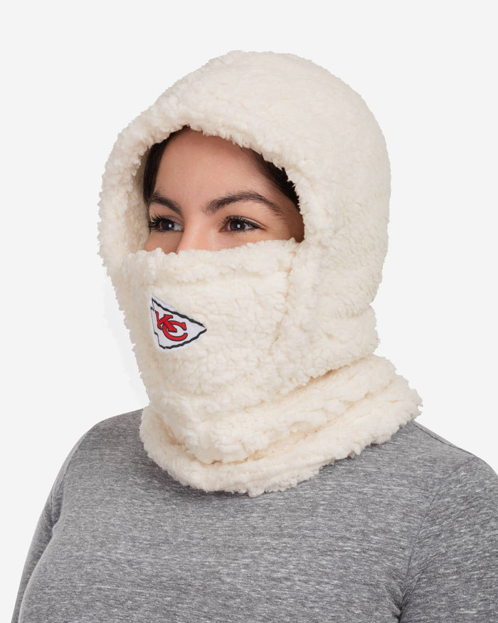 Kansas City Chiefs Sherpa Hooded Gaiter FOCO - FOCO.com