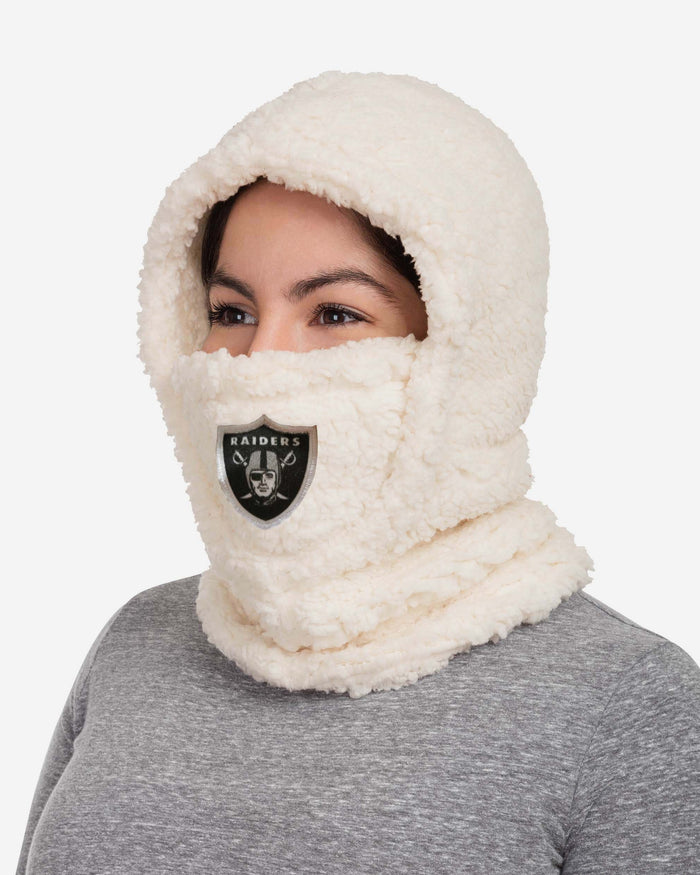 Las Vegas Raiders Sherpa Hooded Gaiter FOCO - FOCO.com