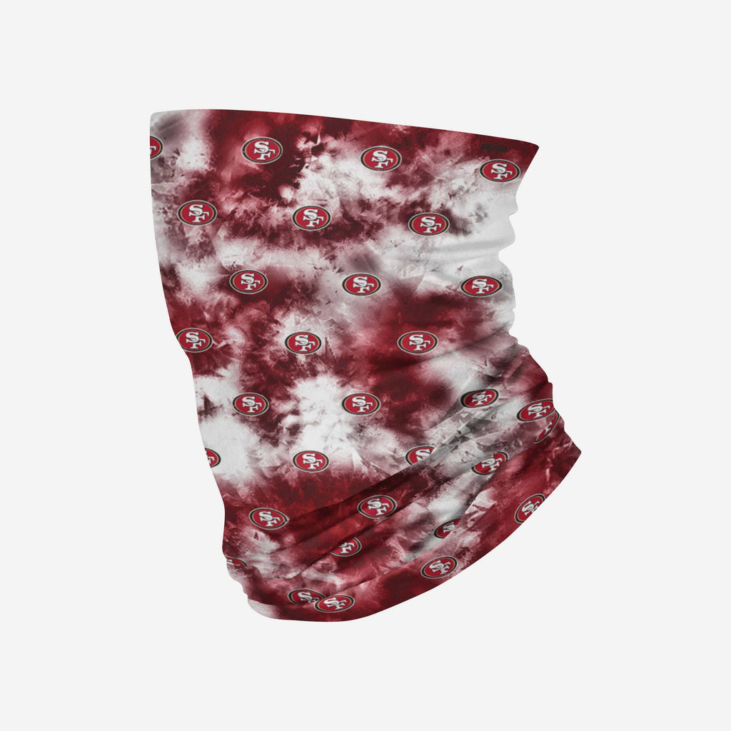 San Francisco 49ers Tie-Dye Gaiter Scarf FOCO - FOCO.com