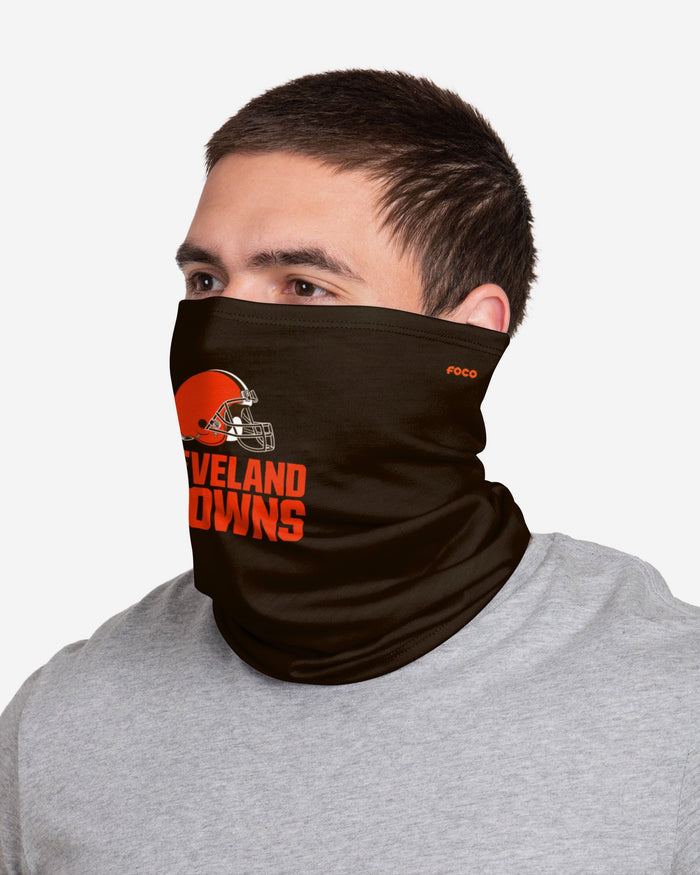Cleveland Browns Team Logo Stitched Gaiter Scarf FOCO - FOCO.com