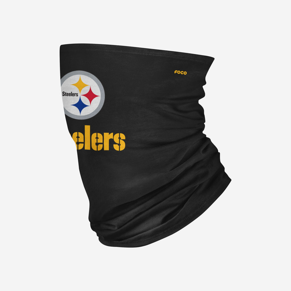 Pittsburgh Steelers Team Logo Stitched Gaiter Scarf FOCO - FOCO.com