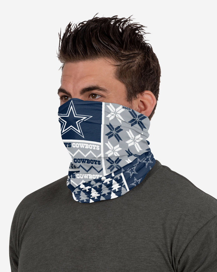 Dallas Cowboys Busy Block Gaiter Scarf FOCO - FOCO.com