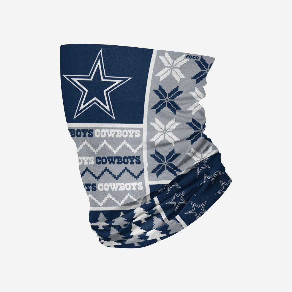 Dallas Cowboys Busy Block Gaiter Scarf FOCO - FOCO.com