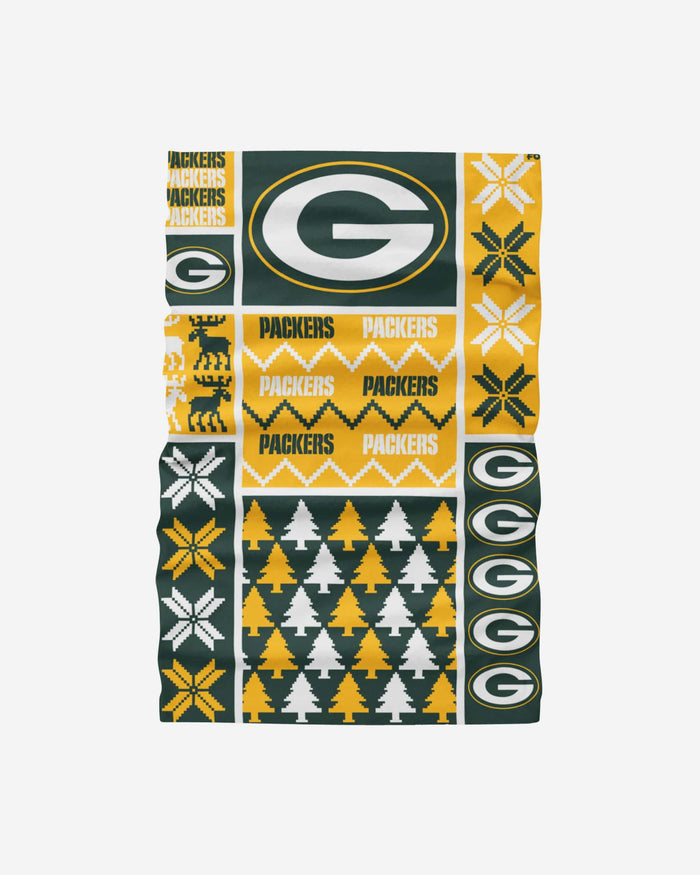 Green Bay Packers Busy Block Gaiter Scarf FOCO - FOCO.com