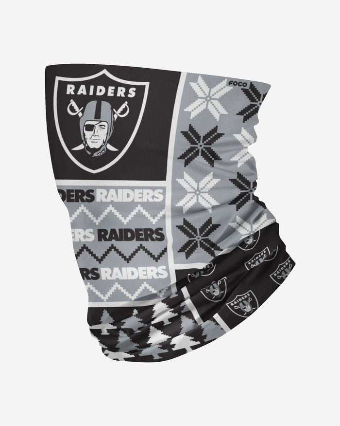 Las Vegas Raiders Busy Block Gaiter Scarf FOCO - FOCO.com