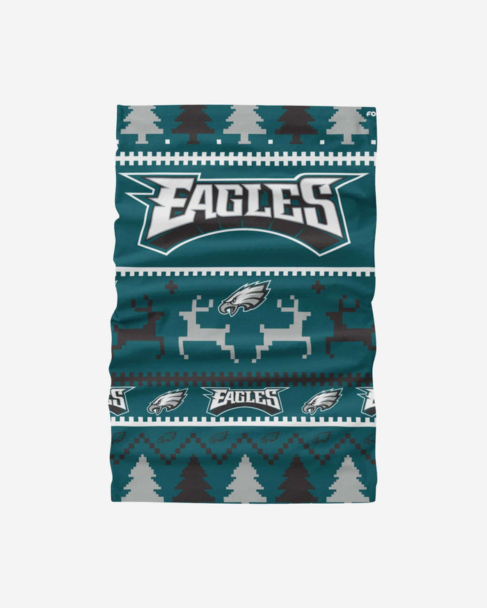 Philadelphia Eagles Wordmark Holiday Gaiter Scarf FOCO - FOCO.com