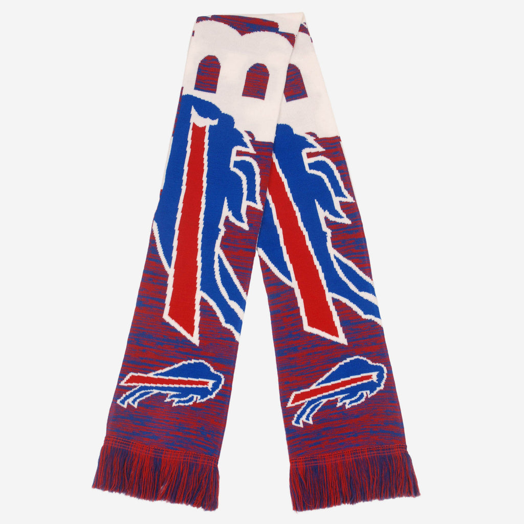 Buffalo Bills Wordmark Colorblend Scarf FOCO - FOCO.com