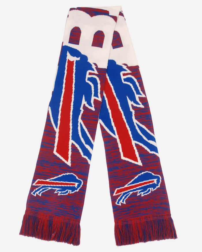 Buffalo Bills Wordmark Colorblend Scarf FOCO - FOCO.com