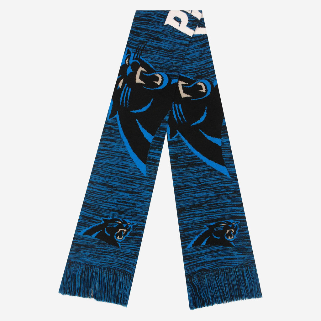 Carolina Panthers Wordmark Colorblend Scarf FOCO - FOCO.com