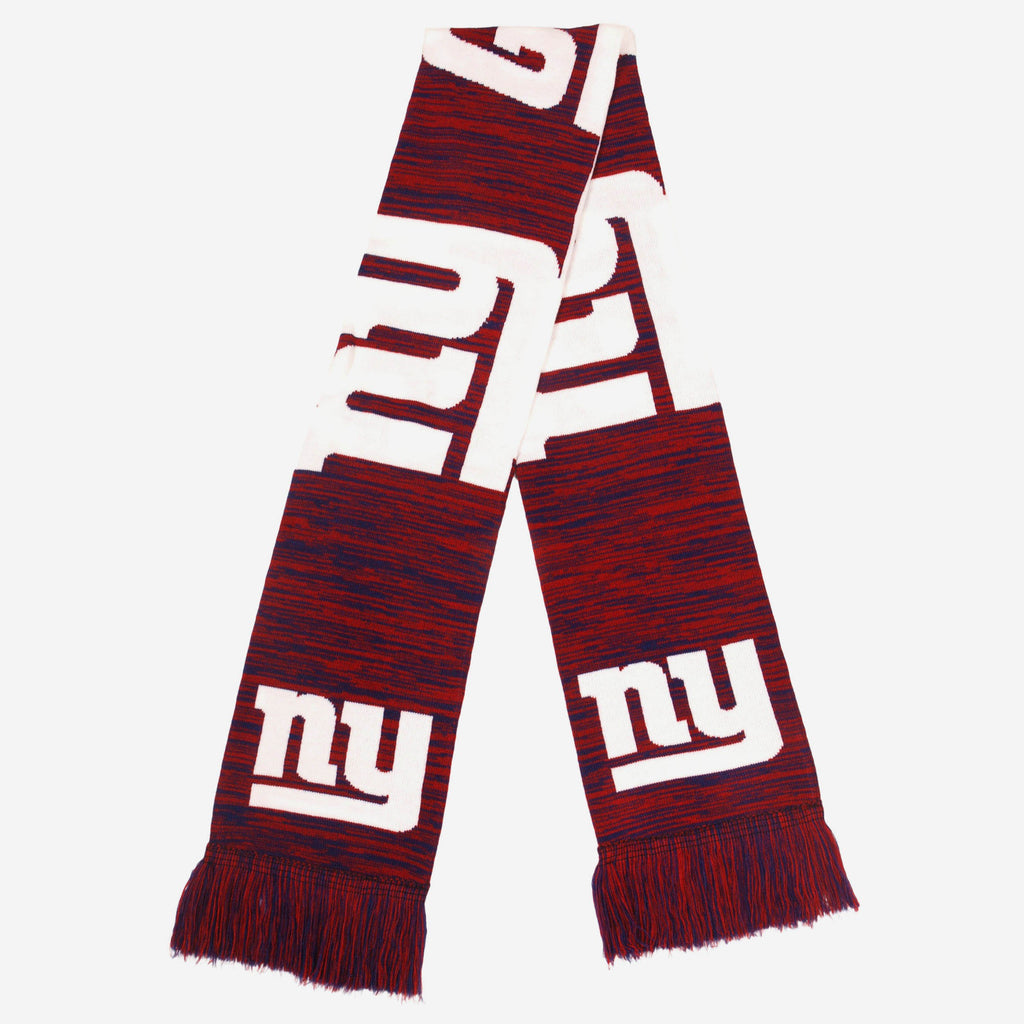 New York Giants Wordmark Colorblend Scarf FOCO - FOCO.com