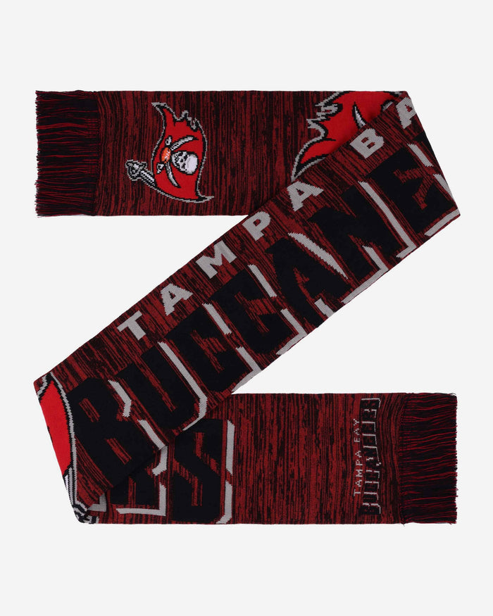 Tampa Bay Buccaneers Wordmark Big Logo Colorblend Scarf FOCO - FOCO.com