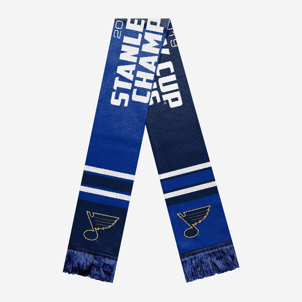 St Louis Blues 2019 Stanley Cup Champions Scarf FOCO - FOCO.com