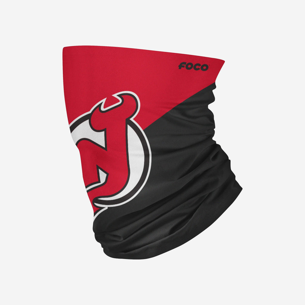 New Jersey Devils Big Logo Gaiter Scarf FOCO Adult - FOCO.com