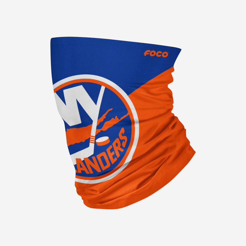 New York Islanders Big Logo Gaiter Scarf FOCO Adult - FOCO.com