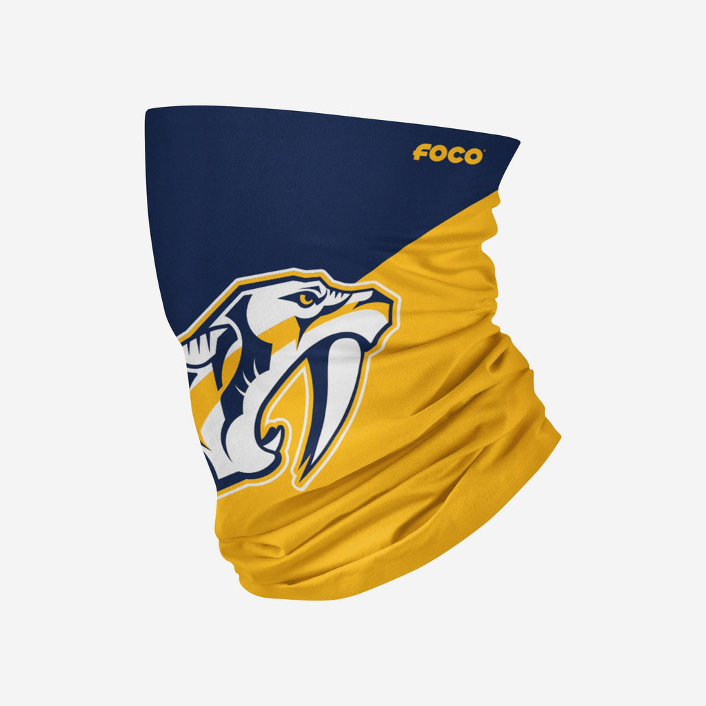 Nashville Predators Big Logo Gaiter Scarf FOCO Adult - FOCO.com