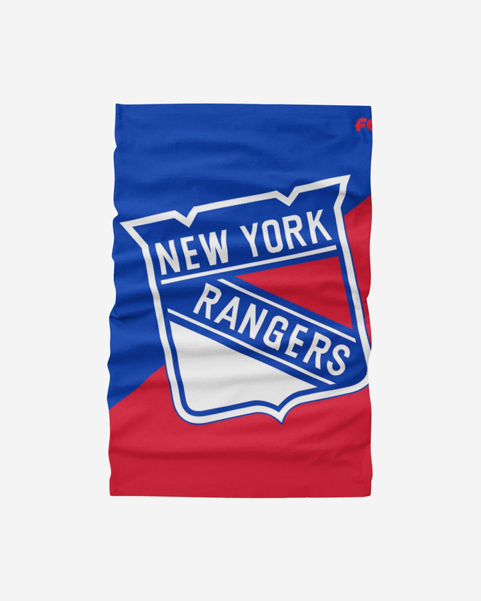 New York Rangers Big Logo Gaiter Scarf FOCO - FOCO.com