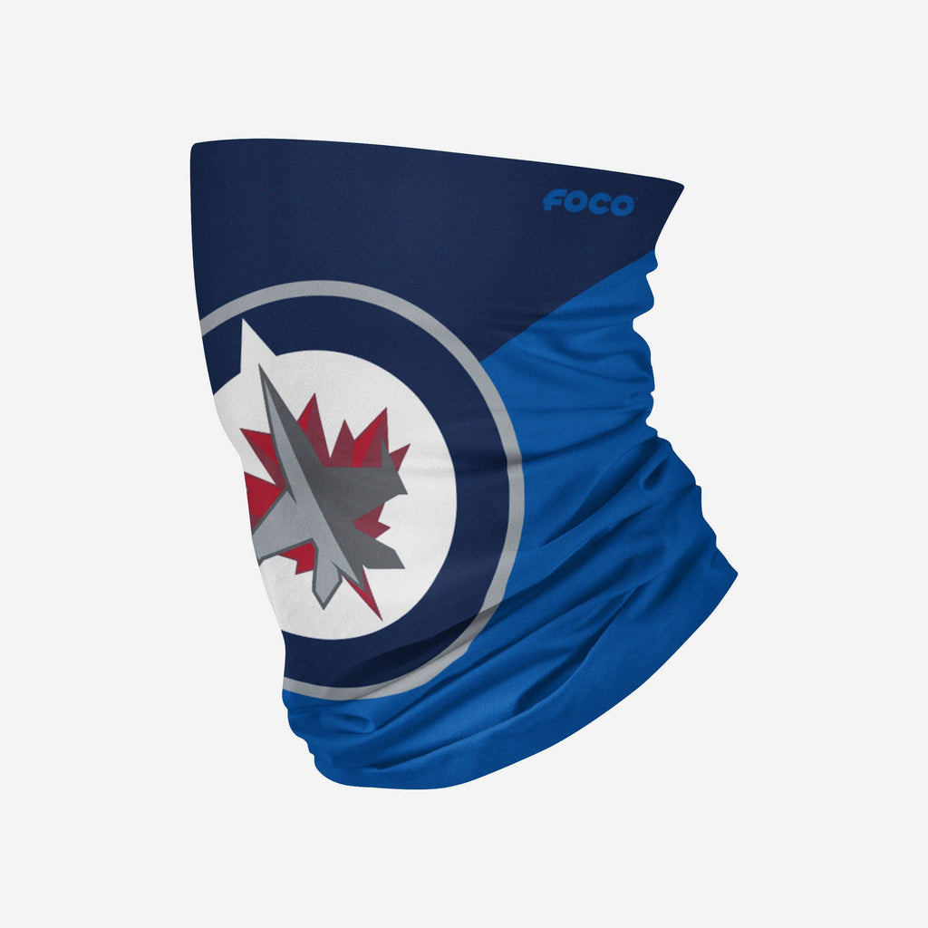 Winnipeg Jets Big Logo Gaiter Scarf FOCO Adult - FOCO.com