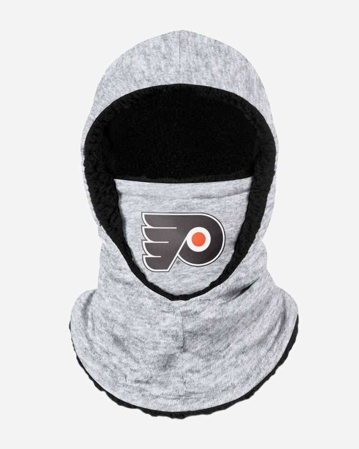 Philadelphia Flyers Heather Grey Big Logo Hooded Gaiter FOCO - FOCO.com