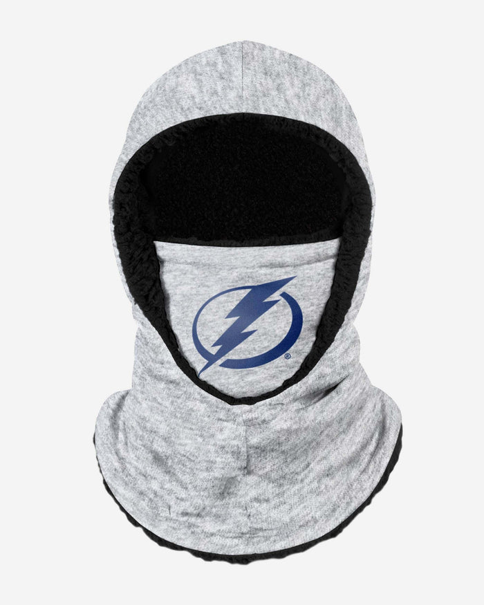 Tampa Bay Lightning Heather Grey Big Logo Hooded Gaiter FOCO - FOCO.com