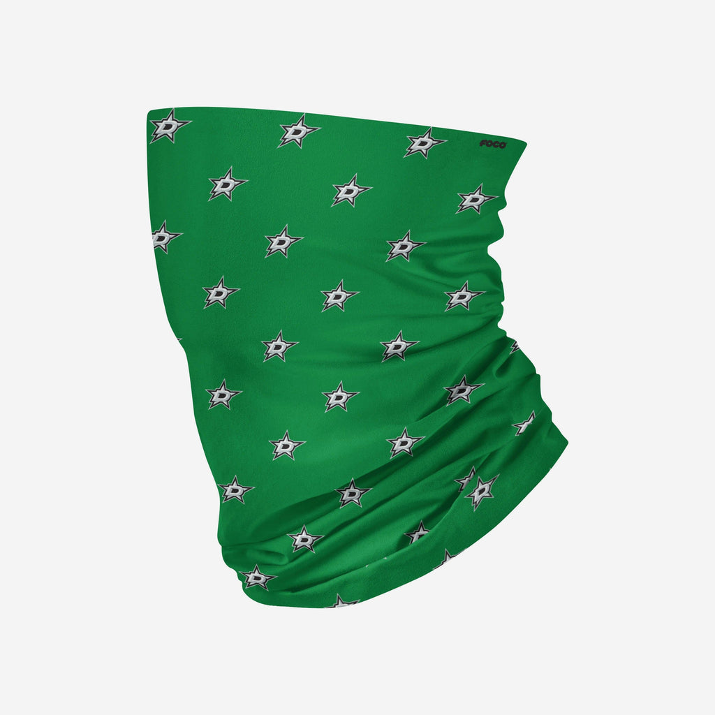 Dallas Stars Mini Print Logo Gaiter Scarf FOCO - FOCO.com