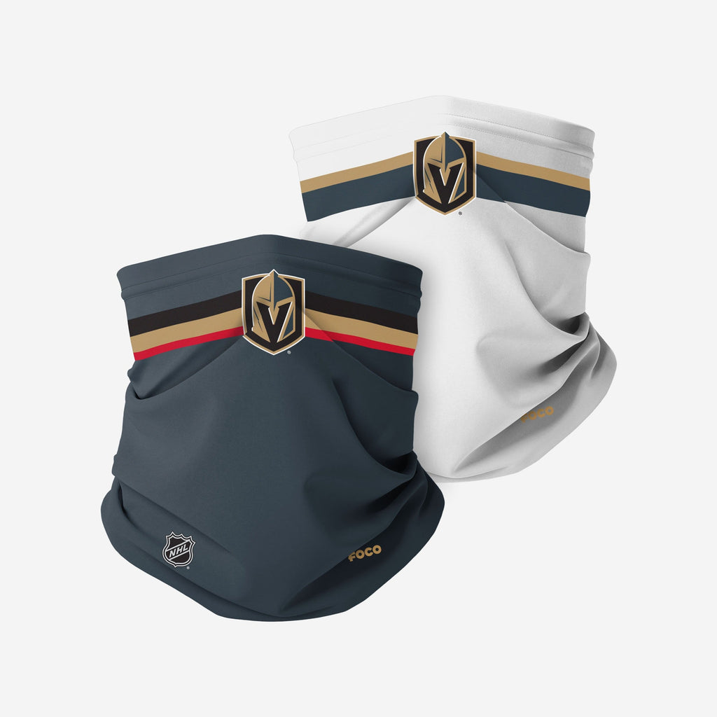 Vegas Golden Knights Stitched 2 Pack Gaiter Scarf FOCO - FOCO.com