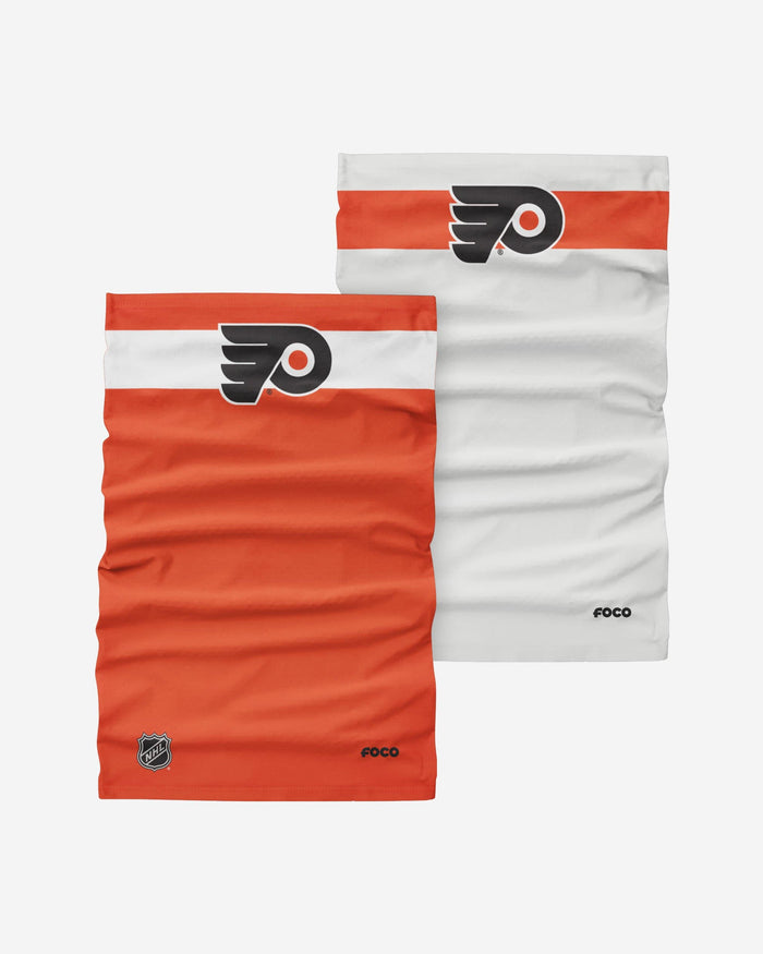 Philadelphia Flyers Stitched 2 Pack Gaiter Scarf FOCO - FOCO.com