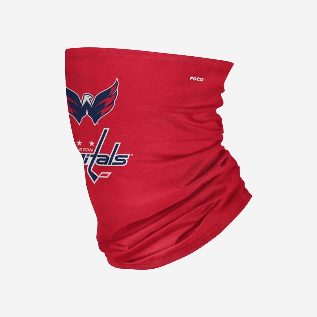 Washington Capitals Team Logo Stitched Gaiter Scarf FOCO - FOCO.com