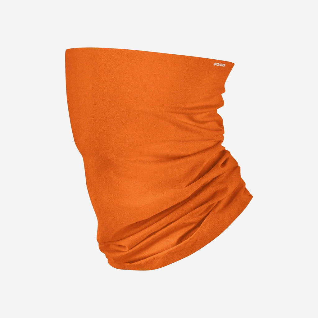 Solid Orange Gaiter Scarf FOCO - FOCO.com