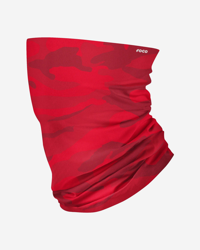 Red Camo Gaiter Scarf FOCO - FOCO.com