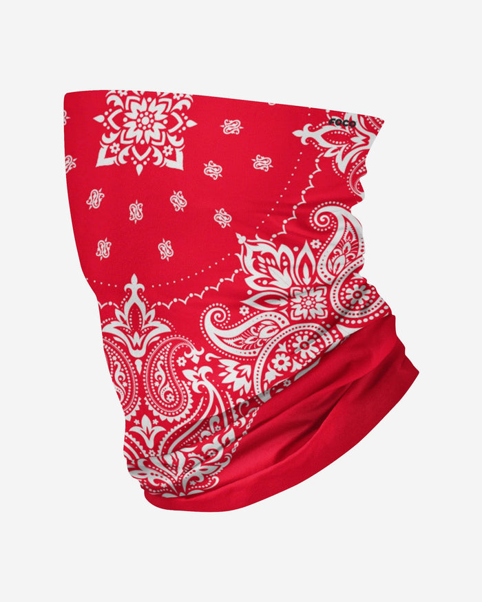 Red & White Bandana Gaiter Scarf FOCO - FOCO.com